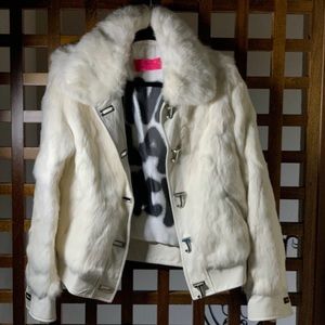 Viva La Juicy Couture 100% Rabbit Fur Jacket